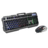 Tastatura SET Rebeltec wired set: LED keyboard + mouse for INTERCEPTOR players