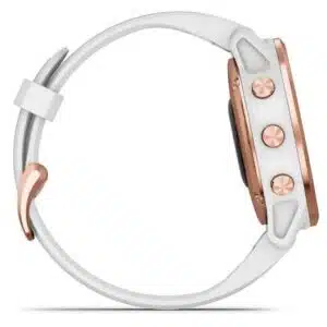 Garmin Fenix 6S Pro Smartwatch Rose Gold with White Band