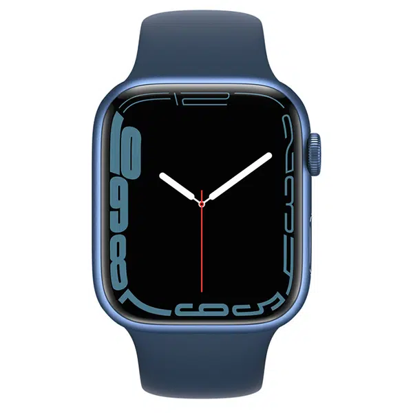 Apple Watch Series 7 GPS 45mm Blue Aluminium Case Sport Band Blue