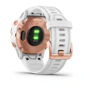Garmin Fenix 6S Pro Smartwatch Rose Gold with White Band